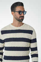 Carregar imagem no visualizador da galeria, SWEATER MARINHO & PEROLA - Men Clothing | Leaders in Design & Quality | Donato