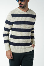 Carregar imagem no visualizador da galeria, SWEATER MARINHO & PEROLA - Men Clothing | Leaders in Design & Quality | Donato