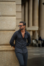 Carregar imagem no visualizador da galeria, CAMISA ELÁSTICA COM TEXTURA AZUL - Men Clothing | Leaders in Design & Quality | Donato