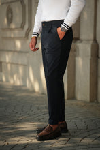 Carregar imagem no visualizador da galeria, CALÇA SARJA ELASTICA AZUL