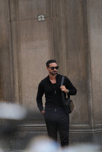 Carregar imagem no visualizador da galeria, CARDIGAN DUPLO FECHO PRETO - Men Clothing | Leaders in Design & Quality | Donato