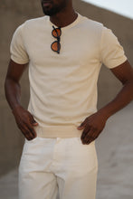 Carregar imagem no visualizador da galeria, T-SHIRT CREWNECK BEGE