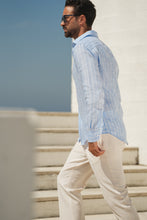 Carregar imagem no visualizador da galeria, CAMISA LINHO MAX STRIPED - Men Clothing | Leaders in Design & Quality | Donato