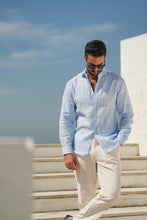 Carregar imagem no visualizador da galeria, CAMISA LINHO MAX STRIPED - Men Clothing | Leaders in Design & Quality | Donato
