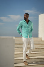 Carregar imagem no visualizador da galeria, CAMISA LINHO ABACO - Men Clothing | Leaders in Design & Quality | Donato