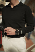 Carregar imagem no visualizador da galeria, Polo Preto - Men Clothing | Leaders in Design & Quality | Donato