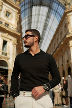 Carregar imagem no visualizador da galeria, Polo Preto - Men Clothing | Leaders in Design & Quality | Donato