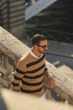 Carregar imagem no visualizador da galeria, BROWN&BLACK SWEATER - Men Clothing | Leaders in Design & Quality | Donato