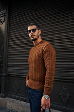 Carregar imagem no visualizador da galeria, Brown Jumper - Men Clothing | Leaders in Design & Quality | Donato