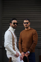 Carregar imagem no visualizador da galeria, Brown Jumper - Men Clothing | Leaders in Design & Quality | Donato