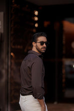 Carregar imagem no visualizador da galeria, Brown Long Sleeve Shirt - Men Clothing | Leaders in Design & Quality | Donato