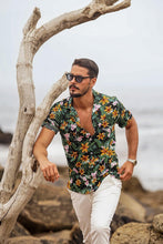 Carregar imagem no visualizador da galeria, Printed Shirt Yellow FLower - Men Clothing | Leaders in Design & Quality | Donato