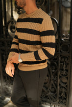Carregar imagem no visualizador da galeria, BROWN&BLACK SWEATER - Men Clothing | Leaders in Design & Quality | Donato