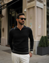 Carregar imagem no visualizador da galeria, Polo Preto - Men Clothing | Leaders in Design & Quality | Donato
