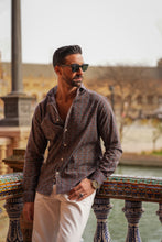 Carregar imagem no visualizador da galeria, UNICORN BLUE PRINTED SHIRT - Men Clothing | Leaders in Design & Quality | Donato