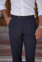 Carregar imagem no visualizador da galeria, Plaid Navy Trousers - Men Clothing | Leaders in Design &amp; Quality | Donato
