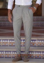 Carregar imagem no visualizador da galeria, Plaid Gray Trousers - Men Clothing | Leaders in Design &amp; Quality | Donato
