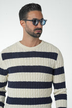 Carregar imagem no visualizador da galeria, SWEATER MARINHO &amp; PEROLA
