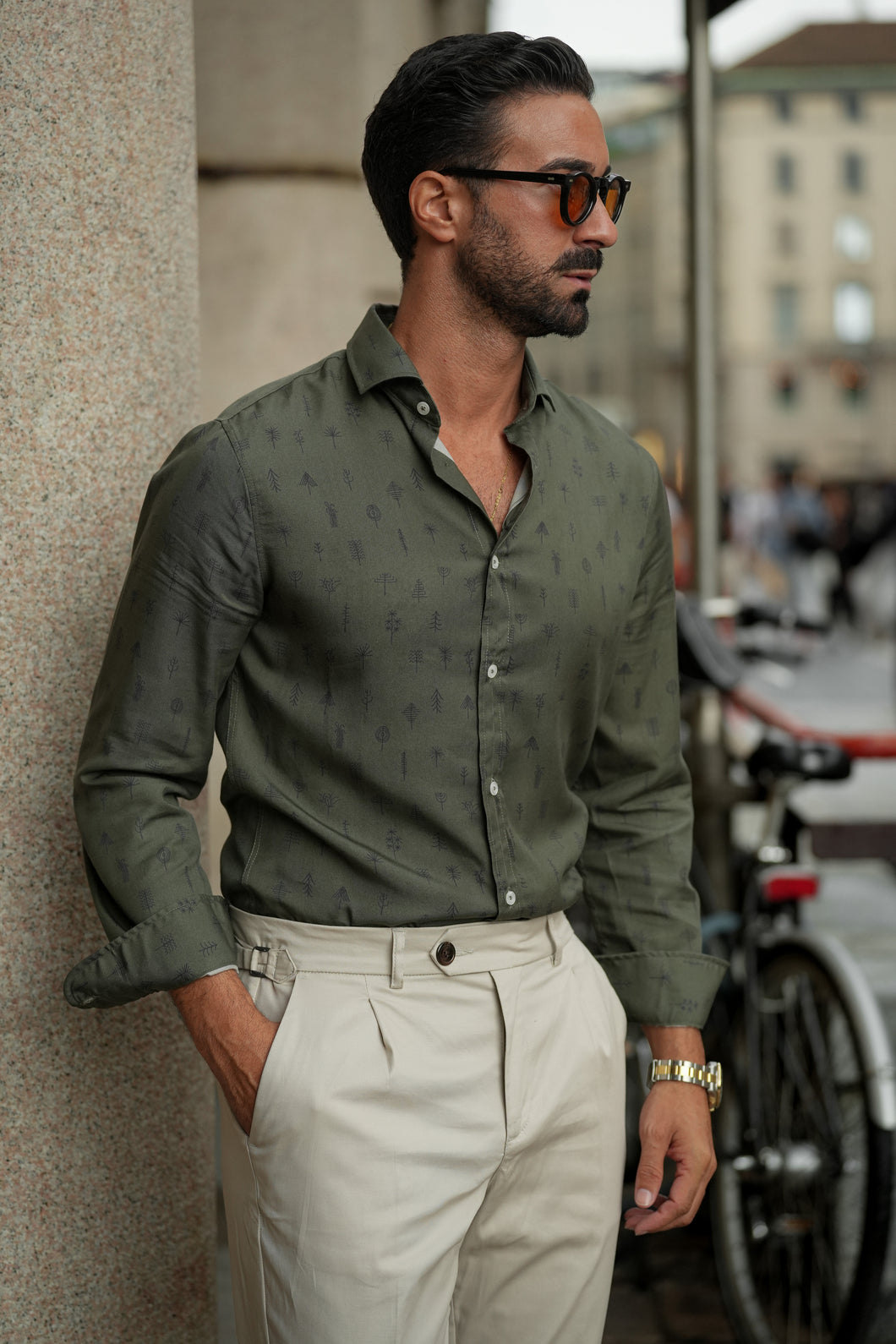 CAMISA ESTAMPADO TRAÇOS