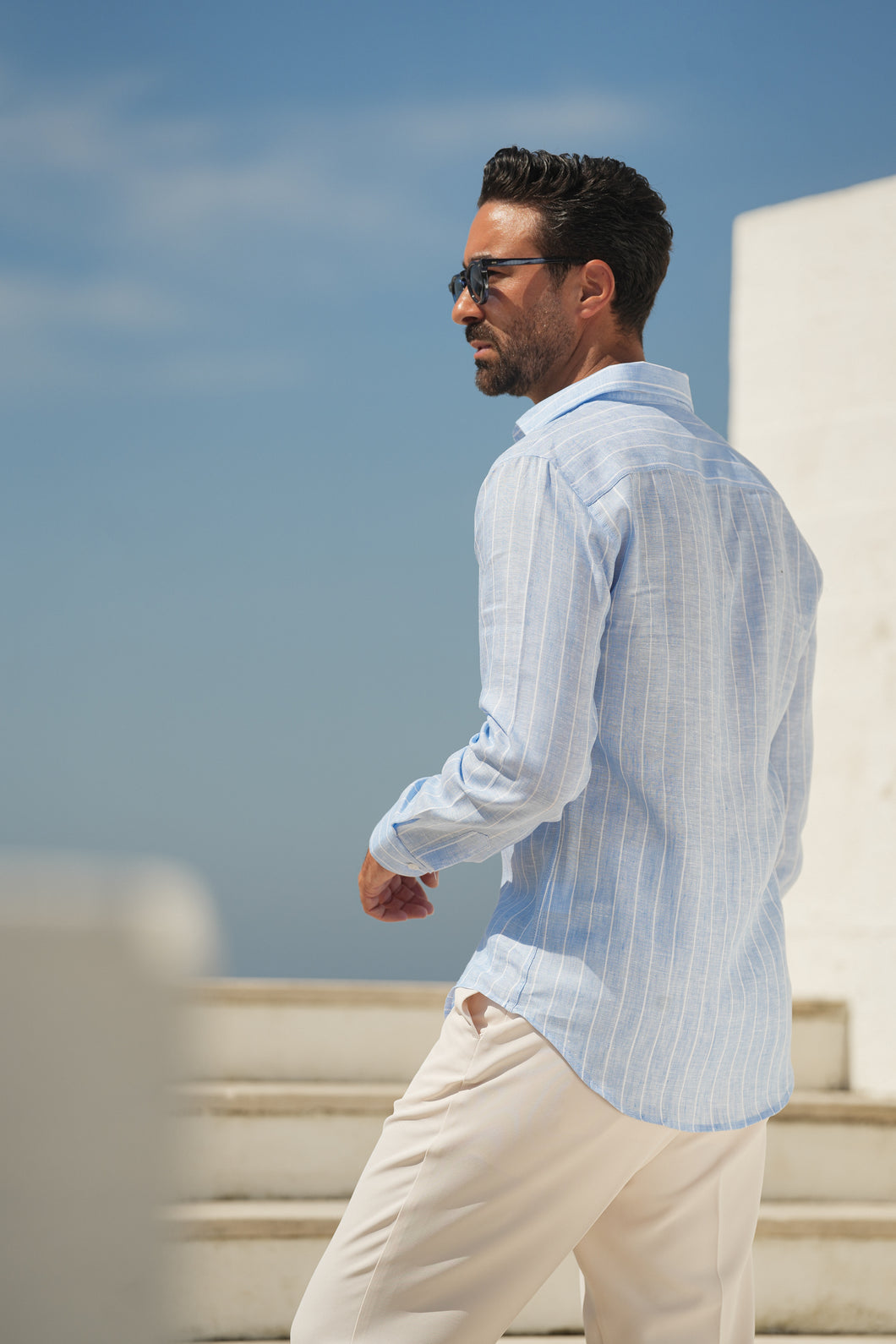 CAMISA LINHO MAX STRIPED