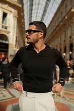 Carregar imagem no visualizador da galeria, Polo Preto - Men Clothing | Leaders in Design &amp; Quality | Donato
