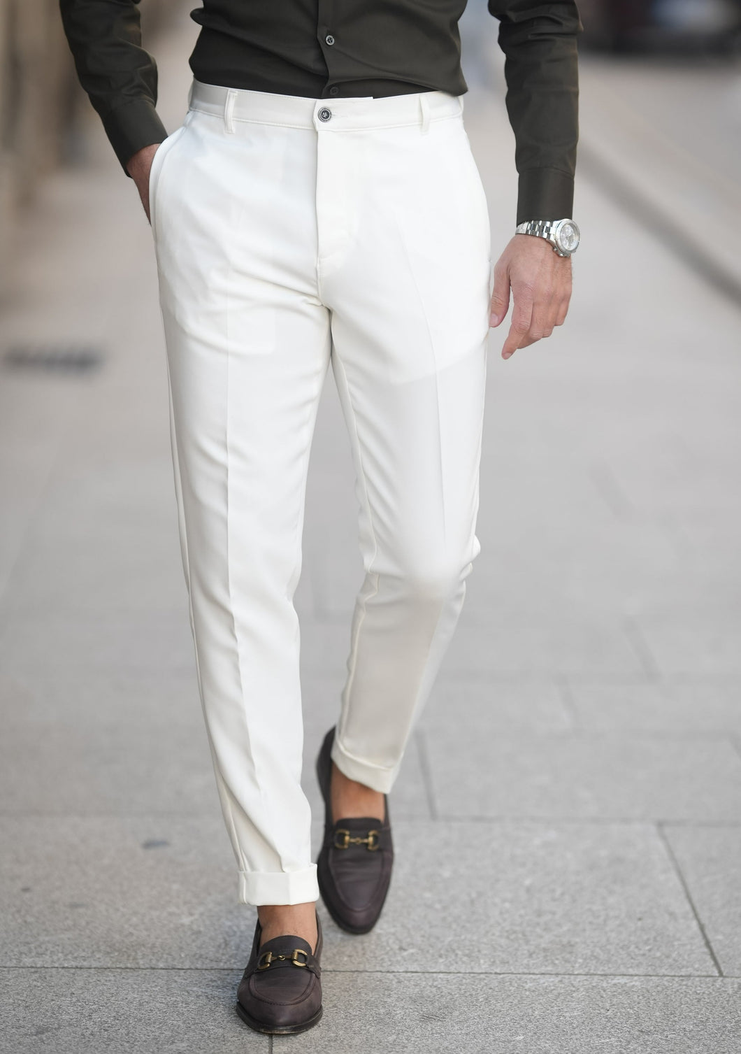WHITE CHINO - Men Clothing | Leaders in Design & Quality | Donato