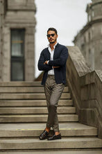 Carregar imagem no visualizador da galeria, Bomber Navy - Men Clothing | Leaders in Design &amp; Quality | Donato
