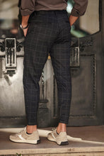 Carregar imagem no visualizador da galeria, Blue Squares Pants - Men Clothing | Leaders in Design &amp; Quality | Donato
