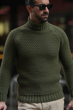Carregar imagem no visualizador da galeria, TURTLENECK JUMPER KAKI STRUCTURE - Men Clothing | Leaders in Design &amp; Quality | Donato
